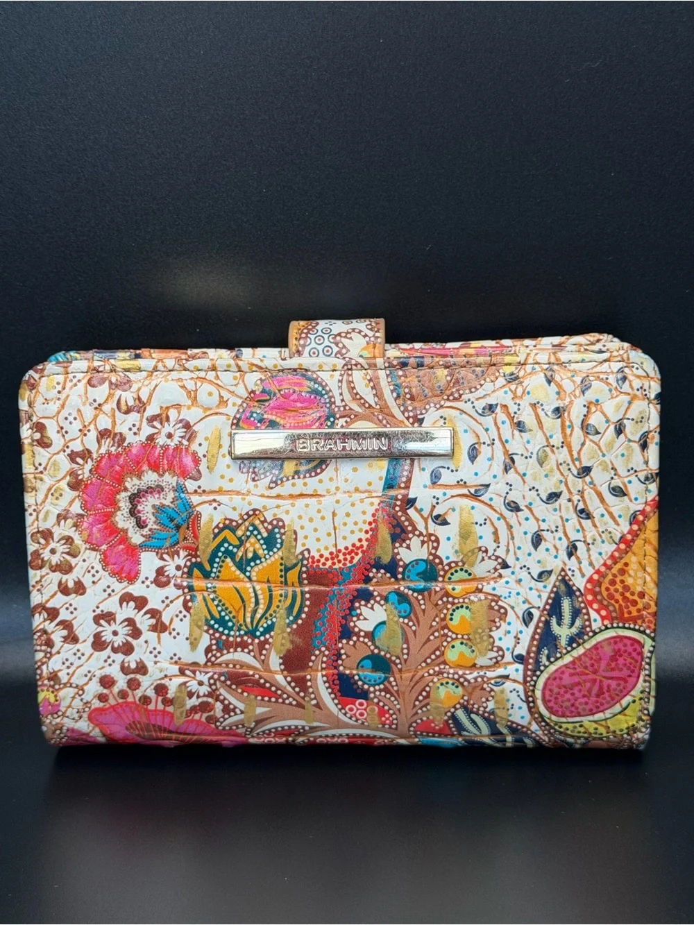 Brahmin Limited Edition Boho‎ 2010’s Marketplace Melbourne Hannah Wallet EUC
